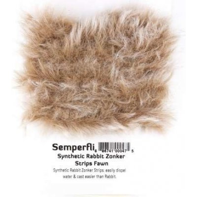 Semperfli Sytetické Proužky Králičí Kůže Synthetic Rabbit Zonker Strips Fawn – Hledejceny.cz