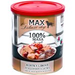 Max Deluxe Adult kostky libové svaloviny s játry 800 g – Sleviste.cz