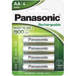 Panasonic Ready to Use AA 1900mAh 4ks P-6E/4BC HHR-3MVE/4BP