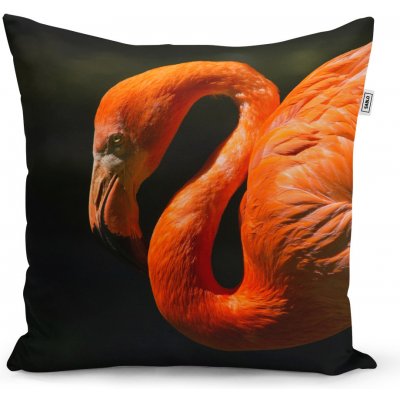 Sablio Polštář Plameňák 40x40 – Sleviste.cz