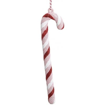 Růžová vánoční ozdoba cukrová hůl Candy Cane 4*1*17 cm Chic Antique – Hledejceny.cz