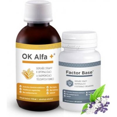 Sada OKG OK Alfa 115 ml + OKG Factor Base 60 kapslí – Hledejceny.cz