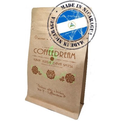 Coffeedream Káva Nicaragua Flores del Café Středně jemné mletí Espresso mocca A26 250 g