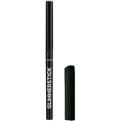 Avon True Glimmerstick tužka na oči Blackest Black 0,28 g – Hledejceny.cz