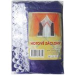 Záclony do bytu 400 x 160 cm No.GR4-17 bílo - fialová – Hledejceny.cz