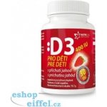 Nutricius Vitamín D3 400IU pro děti jahoda 30 tablet – Hledejceny.cz