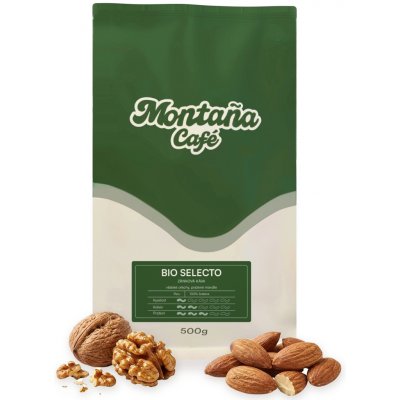 Café Montaña Bio Selecto bio zrnková 0,5 kg – Hledejceny.cz