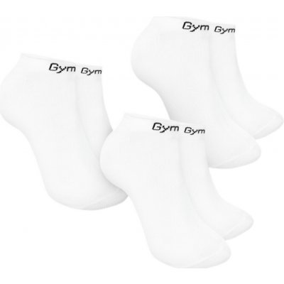GymBeam ponožky Ankle Socks 3Pack White bílá – Hledejceny.cz