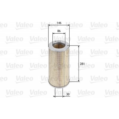 Vzduchový filtr VALEO 585680 – Hledejceny.cz