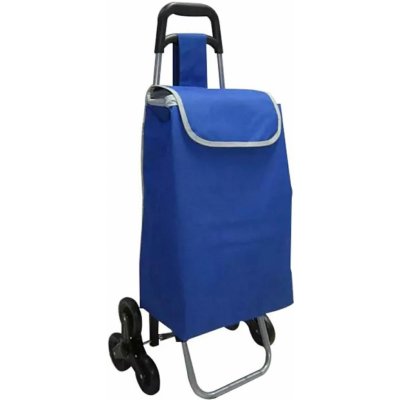 APT AG405B Nákupní taška na kolečkách do schodů 37 L modrá – Zboží Mobilmania