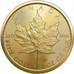 Royal Canadian Mint Maple Leaf zlatá mince 50 CAD stand 1 oz – Zboží Dáma