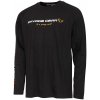 Rybářské tričko, svetr, mikina Savage Gear Triko Signature Logo Long Sleeve T Shirt Black Caviar