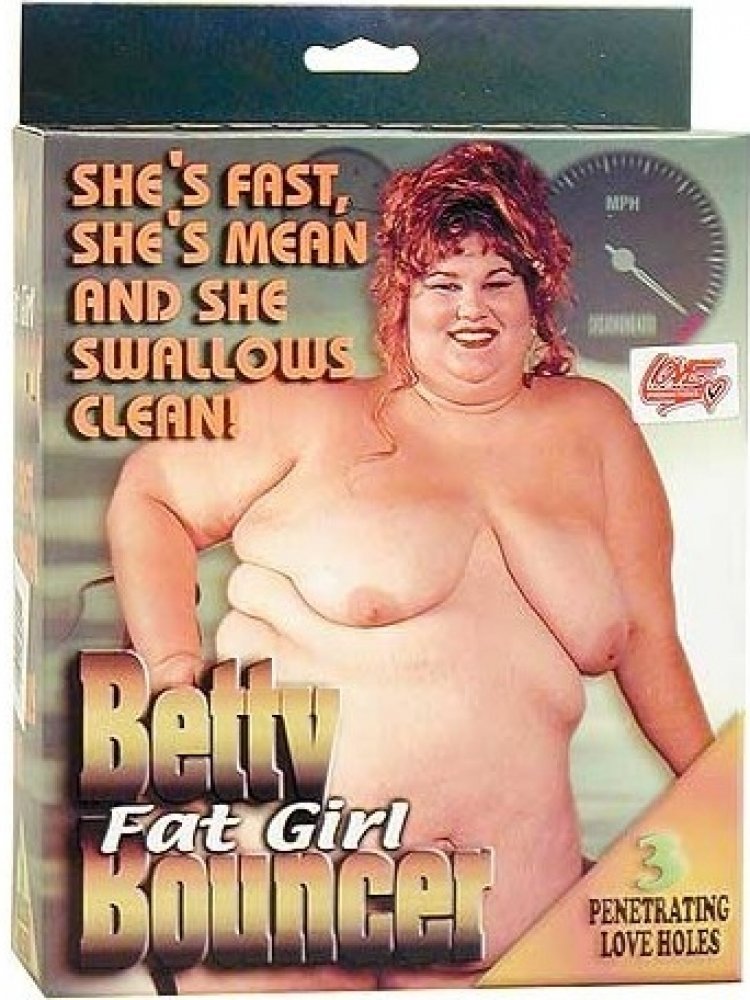 Nafukovací panna BETTY FAT GIRL BOUNCER DOLL - XXL