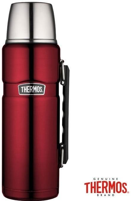 Thermos Style termoska na nápoje s madlem 1200 ml červená