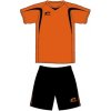Fotbalový dres Spokey SHANK fotbalový dres černo-oranžový