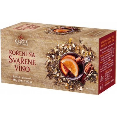 Grešík KOŘENÍ NA SVAŘENÉ VÍNO 20 x 2 g – Zboží Dáma