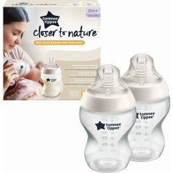 Tommee Tippee láhev C2N 2 ks Transparentní 260ML