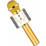 Karaoke bluetooth mikrofon s reproduktorem STŘÍBRNÁ – Zbozi.Blesk.cz