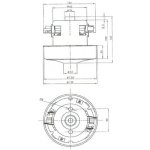 Motor vysavač ETA 416, 417, 098890010, AMETEK - 1200 W - PAGODA, vysavače – Sleviste.cz