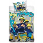 Carbotex bavlna povlečení Požárník Sam motiv Team 70x90 140x200 – Sleviste.cz