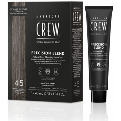 American Crew barva na vlasy precision blend Medium středně hnědá 4 - 5 3 x 40 ml