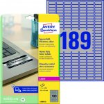Avery Zweckform L6008-20 Velmi odolné etikety 25,4x10mm 3780 ks stříbrná – Sleviste.cz