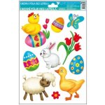 Okenní fólie velikonoční se zajíčkem 27x20 cm – Zboží Mobilmania