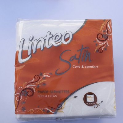 Linteo ubrousky Satin 100ks 30x30cm – Hledejceny.cz