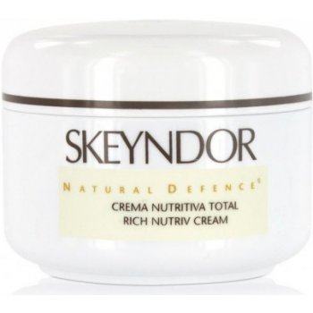 Skeyndor Natural Defence Rich Nutriv Cream zpevňující výživný noční krém pro suchou zralou pleť 200 ml