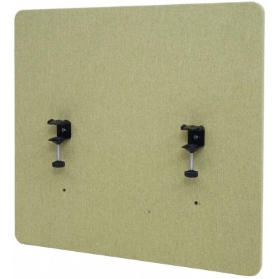 Design-Shop Akustický panel na stůl HWC-G75 dvoustěnná látka/textil 60 x 65 cm zelená – Zboží Dáma