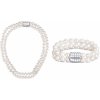 JwL Luxury Pearls perlová souprava šperků JL0598 a JL0656 náramek náhrdelník