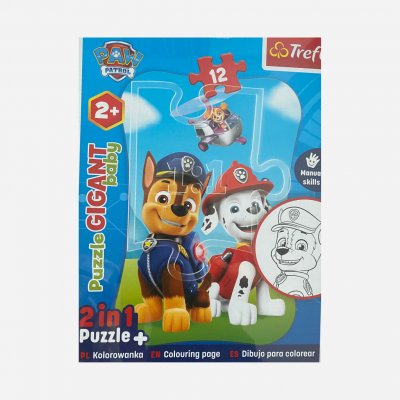 Trefl deskové Paw Patrol/Tlapková patrola na stopě 25 dílků – Zboží Mobilmania