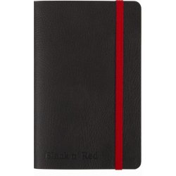 OXFORD Black n Red Journal Zápisník A6 černý měkké desky