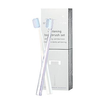 Swiss Smile Whitening Toothbrush Medium-Soft Toothbrush White1pc + Medium-Soft Toothbrush Transparent 1 pc dárková sada