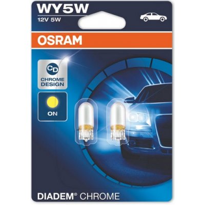 Osram diadem chrome 12V WY5W W2,1x9,5d 12V oranžová 2 ks