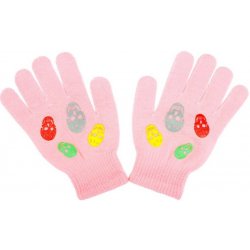New Baby zimní rukavičky Girl světle růžové