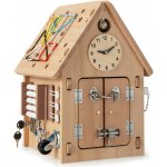 Costway Activity Board domeček přírodní – Hledejceny.cz