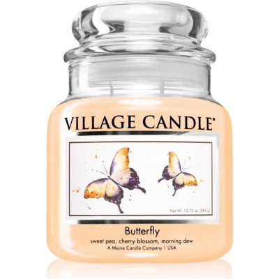 Village Candle Butterfly 389 g – Zboží Mobilmania