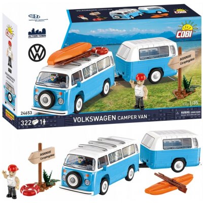 Cobi 24653 Volkswagen Camper Van, 1:35, 322 k, 1 f – Zboží Dáma