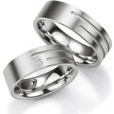 Breuning stříbrné snubní prsteny BR48 08003 – Zboží Mobilmania