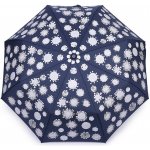 Dámský skládací vystřelovací deštník kouzelný 3 modrá tmavá – Zboží Mobilmania