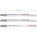 Bosch 2dílná sada pilových plátků do přímočarých pil Expert Hardwood 2-side clean T308BF/BFP 2608900549 – Hledejceny.cz