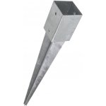 Patka zarážecí s hrotem čtvercová, 81/750mm, žár. Zn – Sleviste.cz