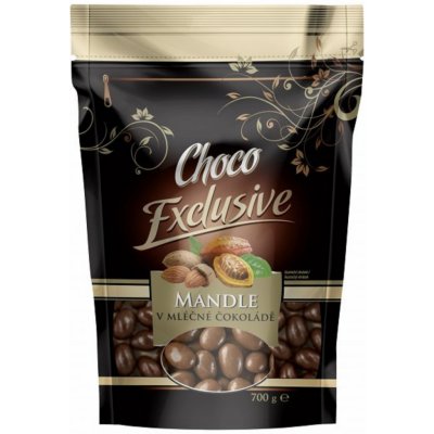 Poex Choco Exclusive Mandle v mléčné čokoládě 700 g – Zbozi.Blesk.cz