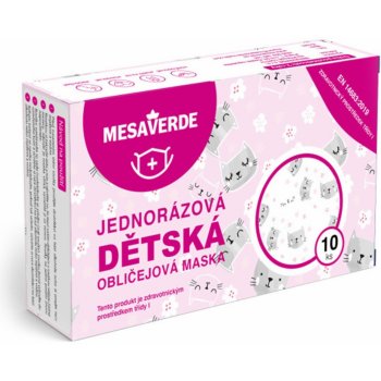 MESAVERDE kočky rouška dětská 10 ks