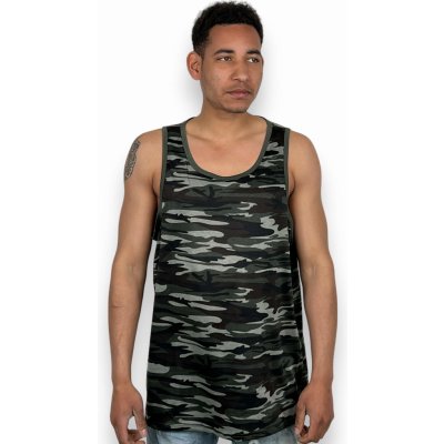 Tovta pánské nadměrné tílko vojenská – Zboží Mobilmania