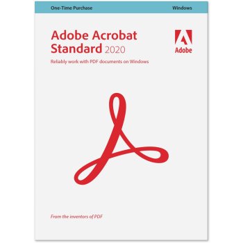 Kancelářský software Adobe Acrobat Standard, Win, CZ BOX 65310928
