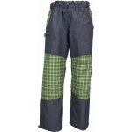 Fantom dětské nepromokavé kalhoty s kostkou šedo zelená