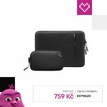 tomtoc Sleeve Kit na 13" MacBook Pro / Air TOM-A13-C12D černé – Zboží Mobilmania