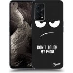 Pouzdro Picasee silikonové Realme GT Master Edition 5G - Don't Touch My Phone černé – Sleviste.cz
